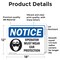 Signmission 12 in Height, 18 in Width, Vinyl Decal, Rectangle OS-2PACK-NS-D-1218-L-16306 - alternate 3